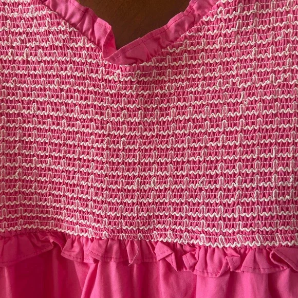 Altar'd State Pink Smocked Dress size small - Picture 5 of 9